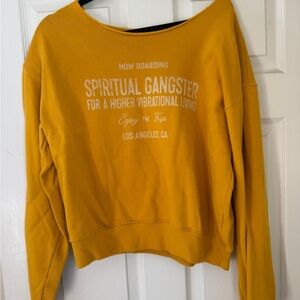 Spiritual Gangster Mustard Sweatshirt